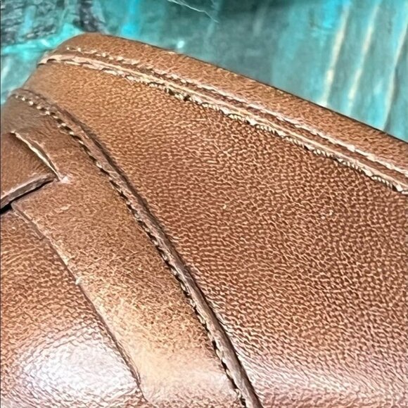 Salvatore Ferragamo Brown Loafers Size 9.5 Neutral Minimalist Business Casual - Picture 10 of 13